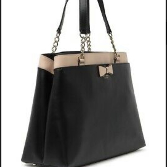 kate spade Handbags - Black and almond NEW Kate spade leather